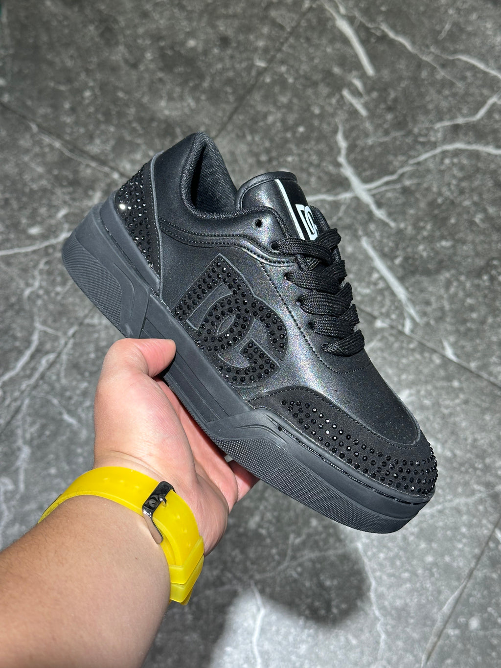 DOLCE GABBANA CRYSTAL BLACK